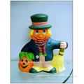 ceramic halloween decoration man with pumpkins
